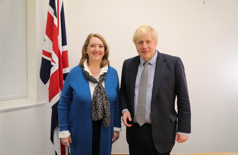 Sarah and Boris Johnson